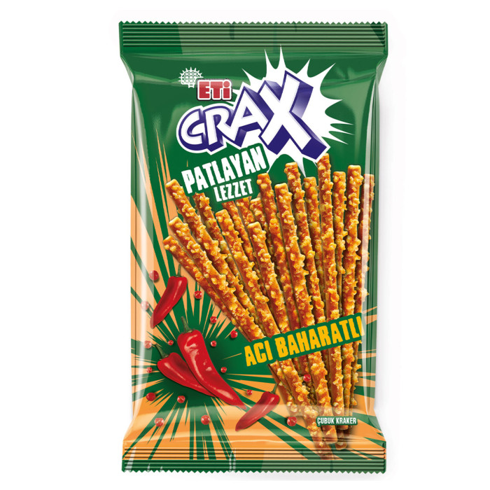Eti Crax Hot Spicy Stick Cracker (50 gr)