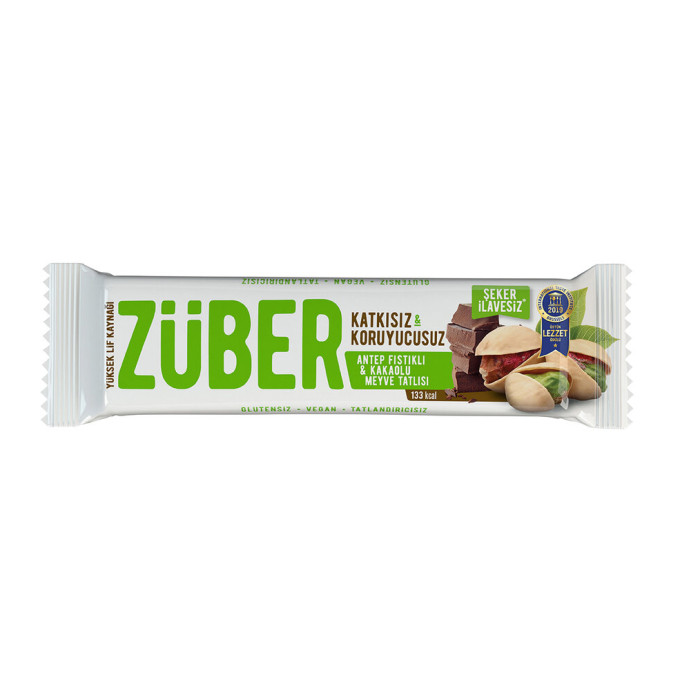 Zuber Pistachio Chocolate Fruit Bar (40 gr 1.4oz)