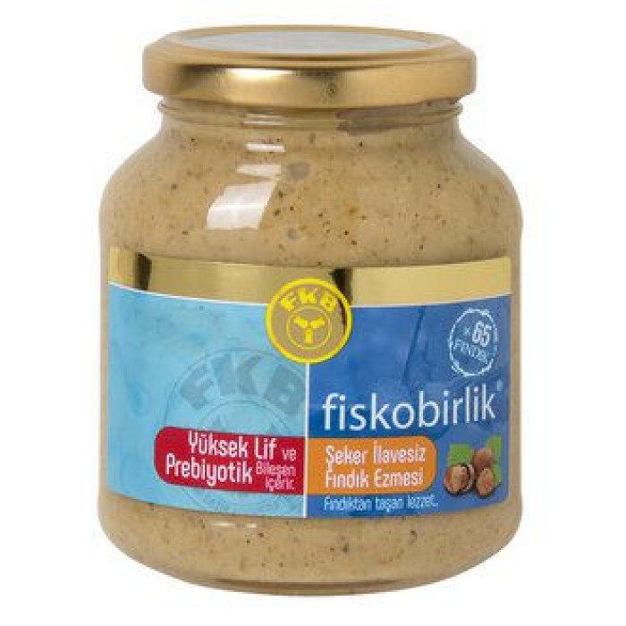 Fiskobirlik Hazelnut Spread - No Sugar Added (300 gr 10.6oz)