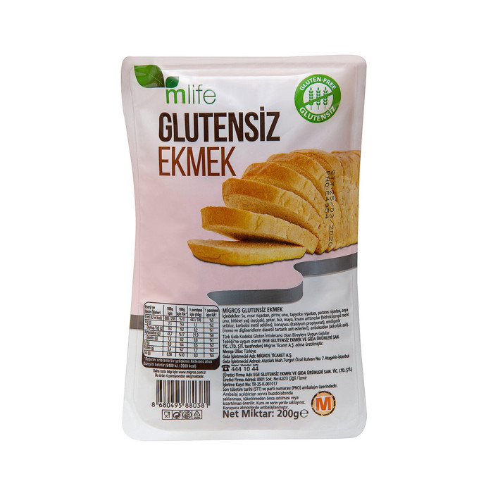 M Life Glutensiz Ekmek (200 gr)