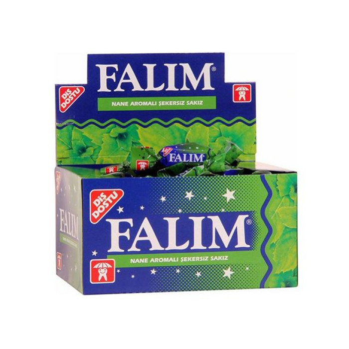 Falim Mint Flavored Sugar Free Gum (100 pcs)