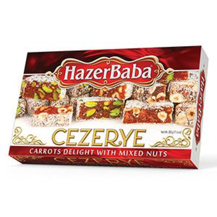 Hazerbaba Carrot Delight with Mixed Nuts Cezerye (350 gr 12.3oz)