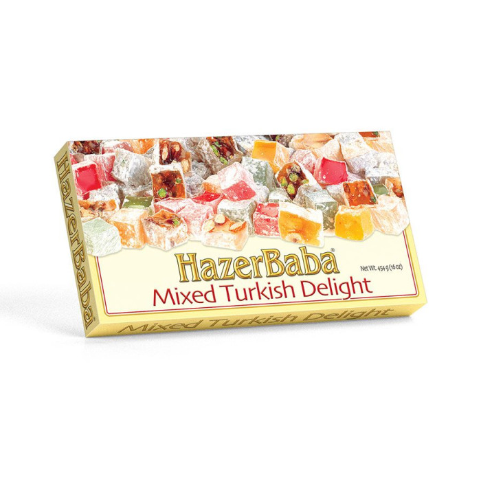 Hazerbaba Mixed Turkish Delight 16oz 454g