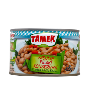 Tamek Cooked White Beans 14.8 oz (400 g)