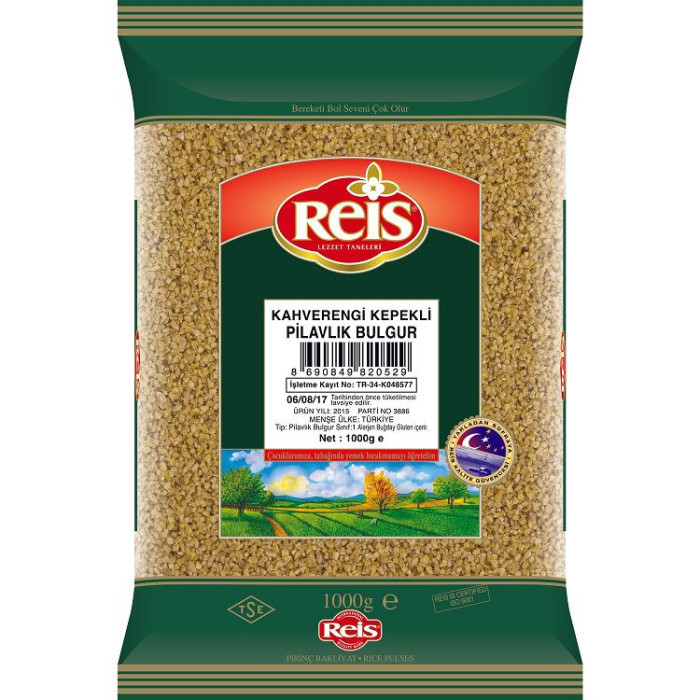 Reis Brown Wholewheat Bulgur for Pilaf (1kg 35.3oz)