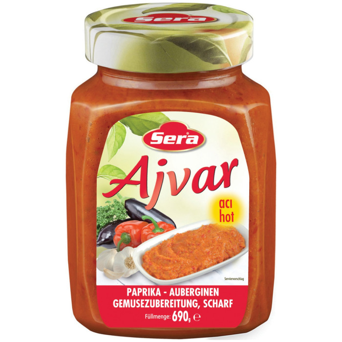 Sera Ajvar Sauce Hot (690 gr 24.3oz)