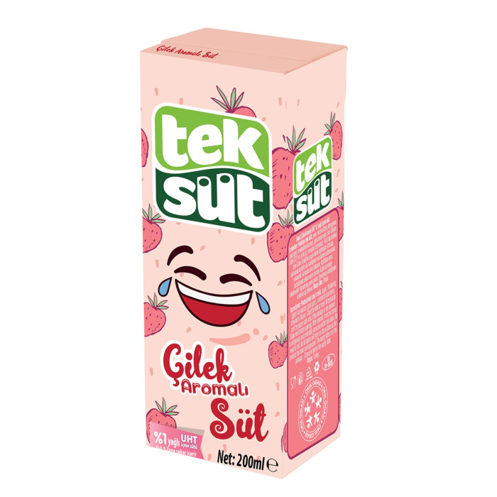 Teksut UHT Strawberry Milk (200gr)