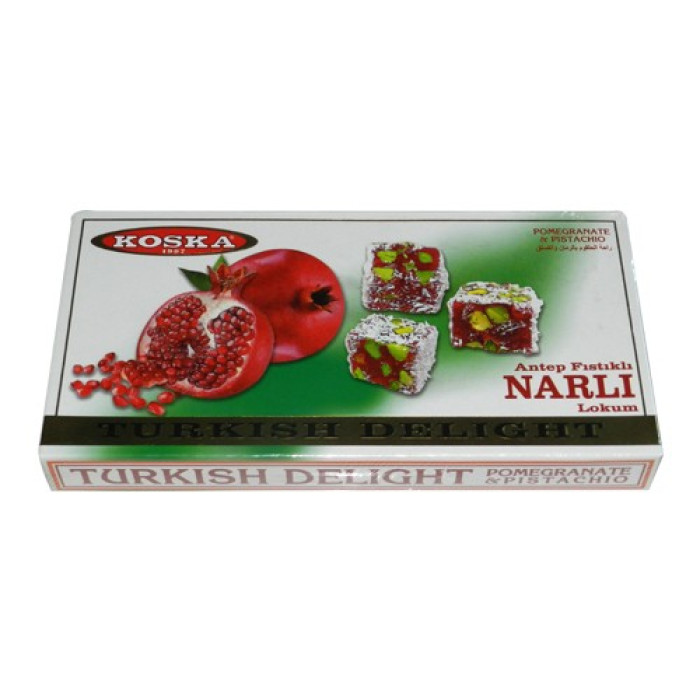 Koska Turkish Delight with Pomegranate and Pistachio (500 gr) 
