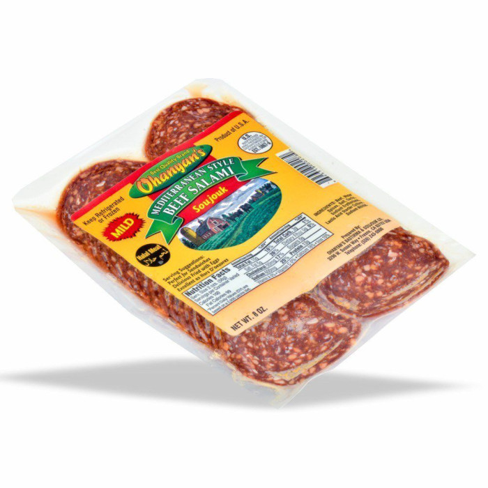 Ohanyan's Beef Sliced soujouk mild (227 gr)