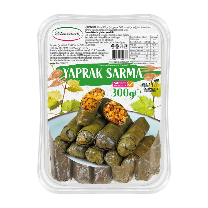 Mezzetürk Yaprak Sarma (300 gr)