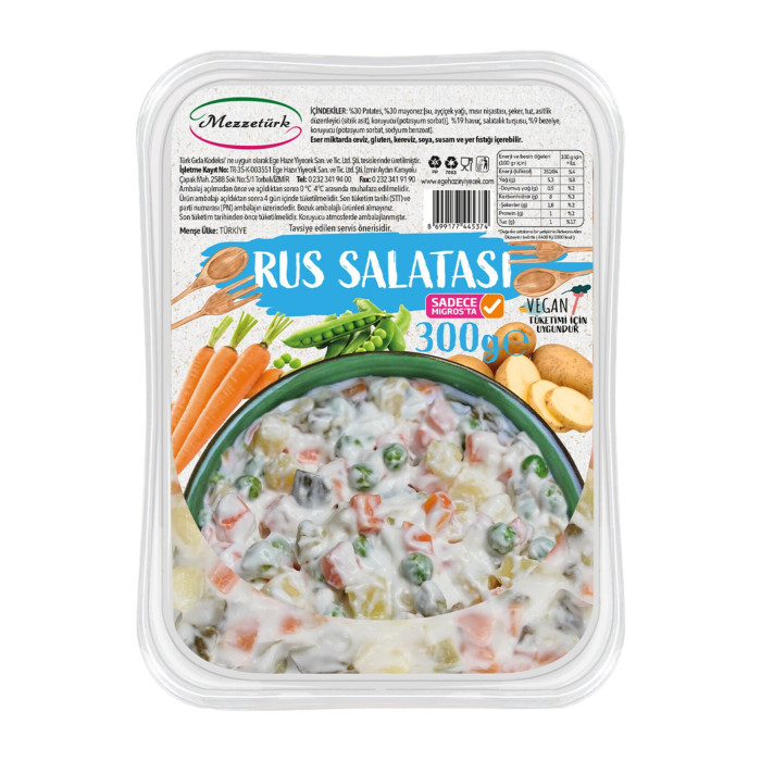 Mezzetürk Rus Salatası (300 gr)