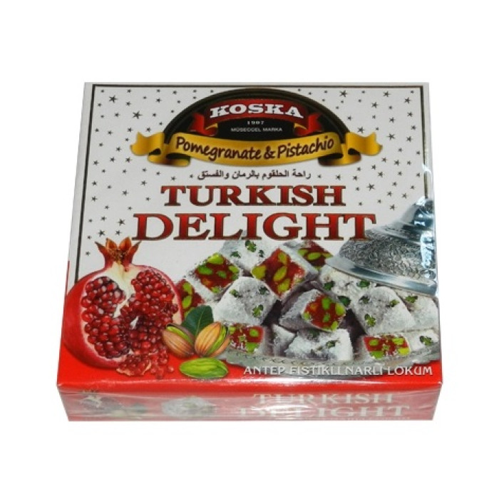 Koska Turkish Delight with Pomegranate and Pistachio (200gr) 