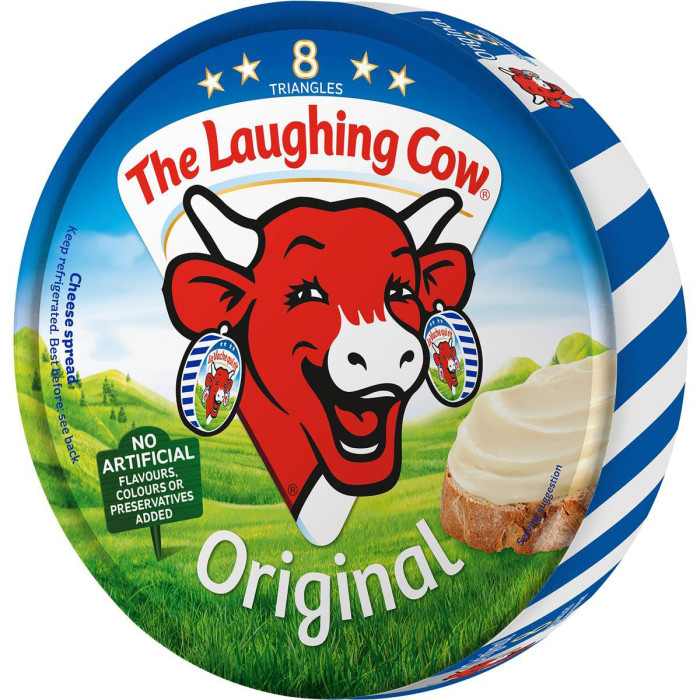 The Laughing Cow Original Creamy Swiss Spreadable Cheese (170 gr)