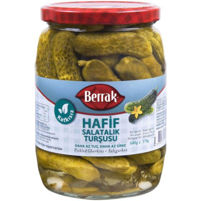 Berrak Gherkin Diet Pickles (720 ml)