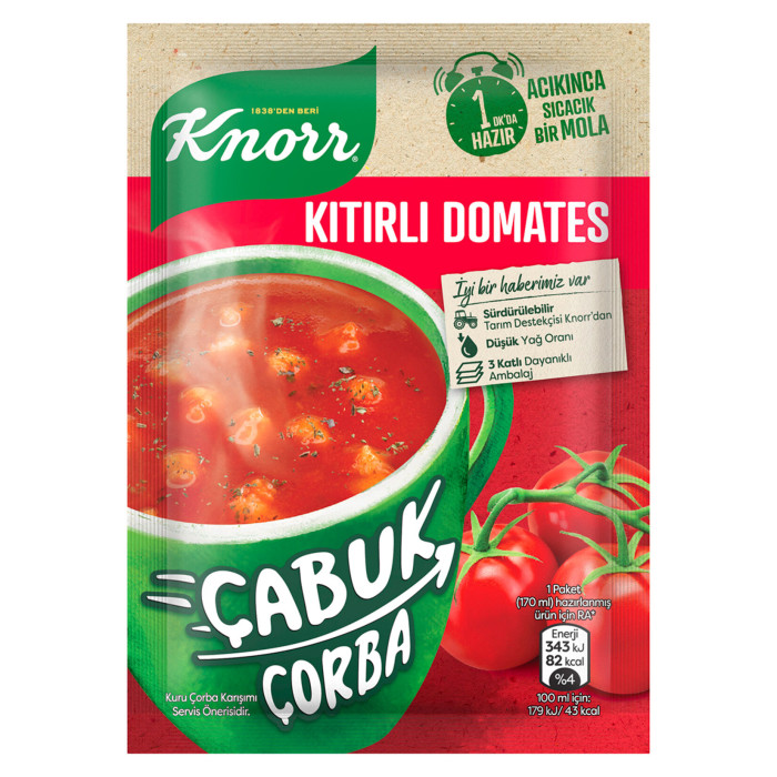 Knorr Instant Tomato Soup (22 gr 0.8oz)