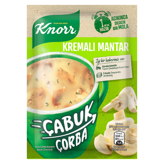 Knorr Instant Mushroom Soup with Cream  (19 gr)