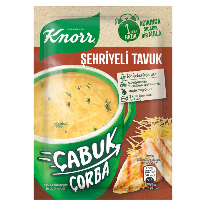 Knorr Instant Soup Chicken Noodle (17 gr)