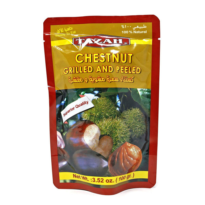 Tazah Grilled and Peeled Chestnut (100 gr 3.5oz)
