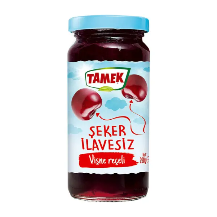 Tamek Sour Cherry Jam - no Sugar (290 gr 10.2oz)