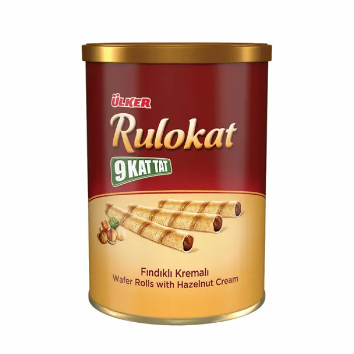 Ulker Rulokat Hazelnut Cream Wafer (170 gr)