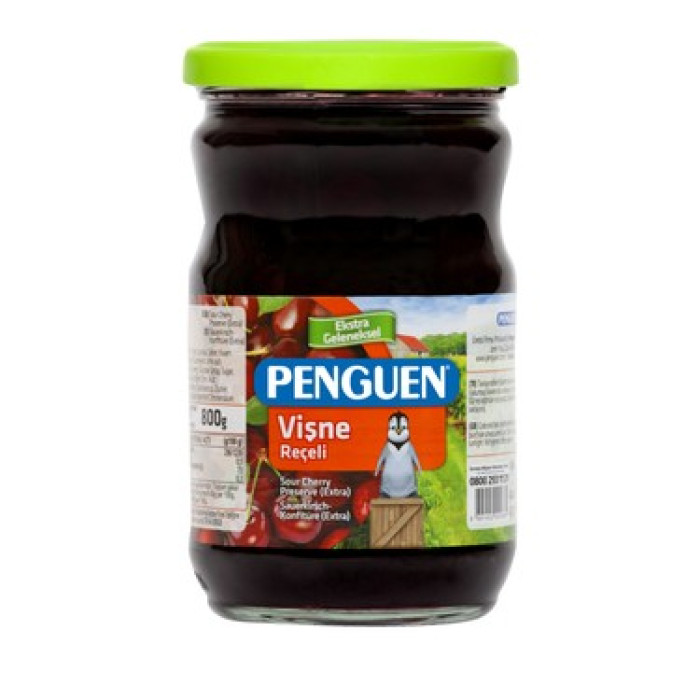 Penguen Vişne Reçeli (800 gr)