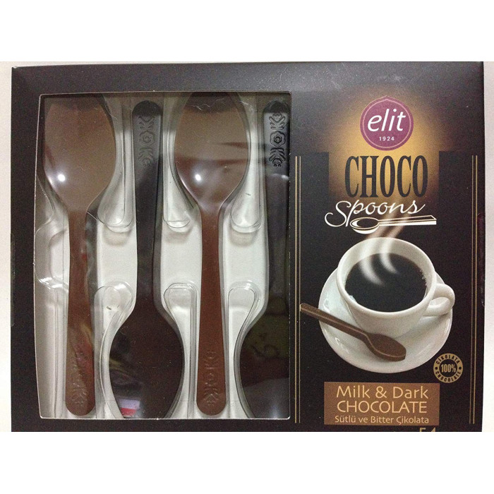 Elit Choco Spoons 6 pcs (54 gr 1.9oz)