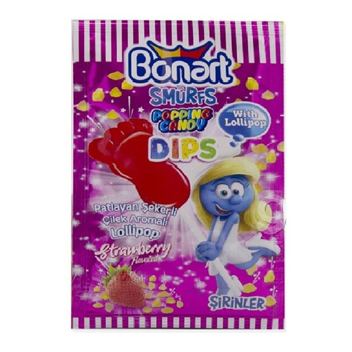 Bonart Smurfs Lollipop Candy (12 gr)