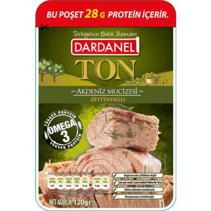 Dardanel Ton Tuna in Olive Oil (120 gr)