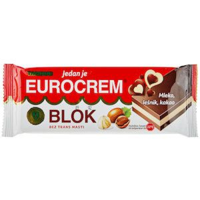 Eurocream Block Chocolate (100gr 3.5oz)