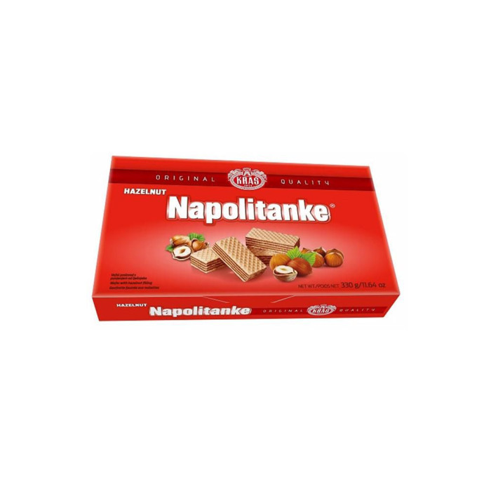 Kras Napolitanke Hazelnut Wafers (330 gr)