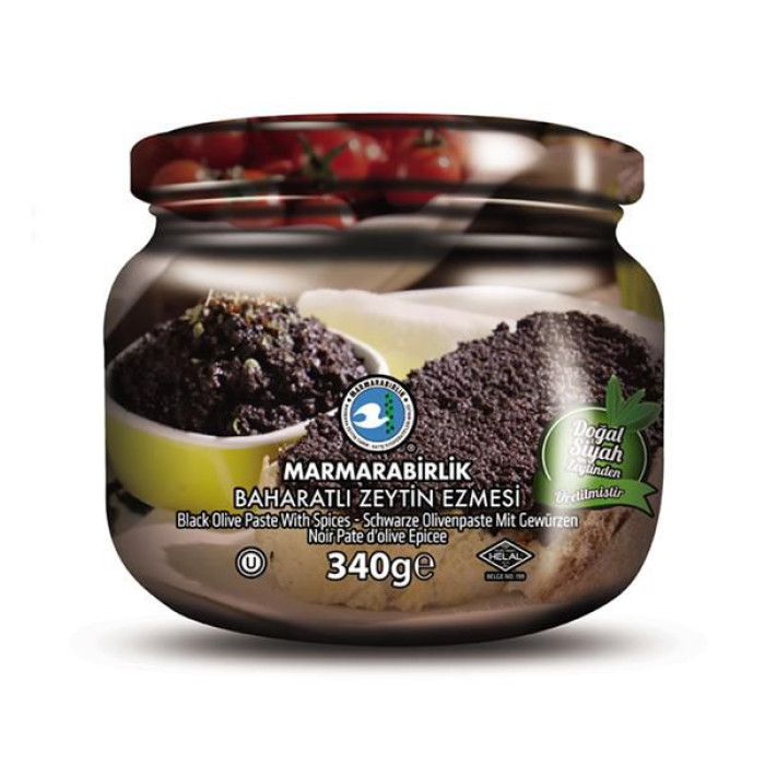 Marmarabirlik Black Olive Paste with Spice (340 gr)