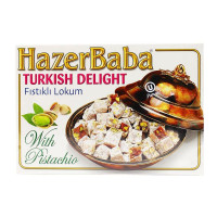 Hazerbaba Pistachios Turkish Delight (454 gr 1lb)