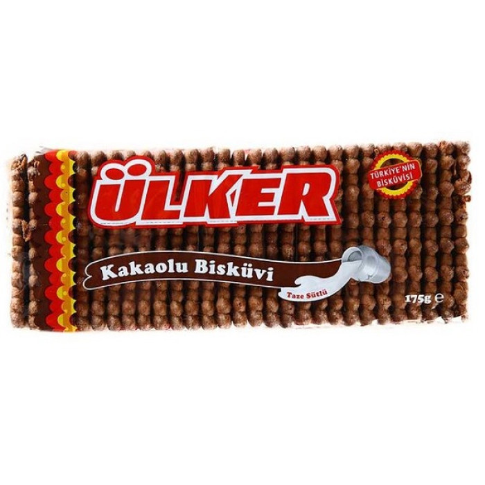 Ulker Tea Biscuits with Cocoa (175 gr 6.2oz)