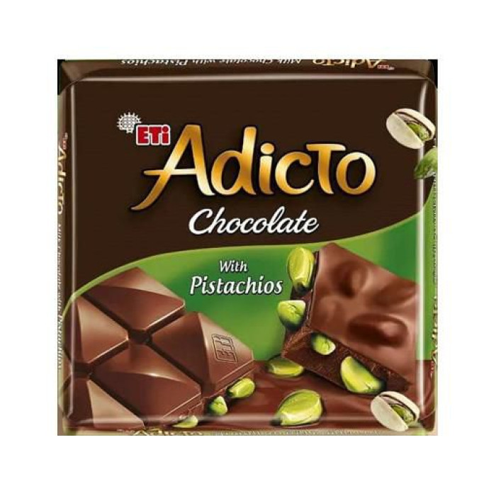Eti Adicto Chocolate with Pistachio (60 gr 2.1oz)