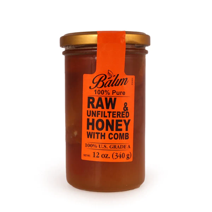 Balim Raw Unfiltered Honey with Comb (340 gr)