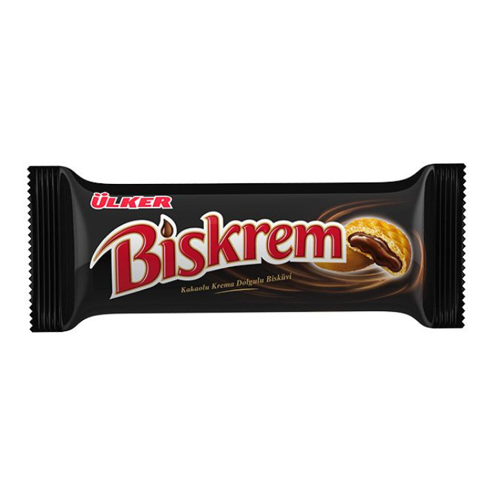 Ulker Biskrem Cookies with Cocoa Cream Filling (110 gr)