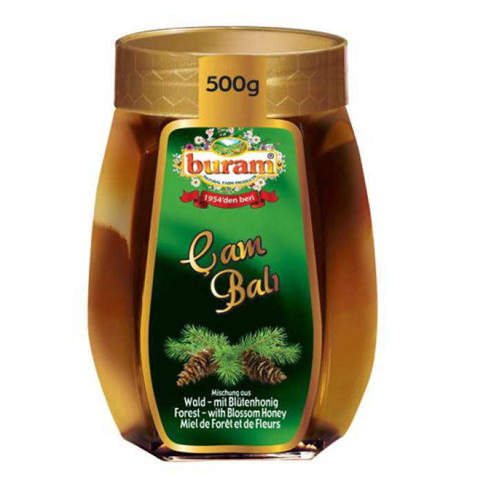 Buram Pine Honey with Comb (454 gr)