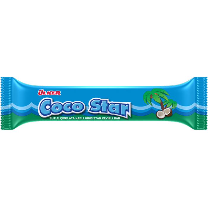 Ulker Coco Star Chocolate with Coconut (28 gr 1oz)