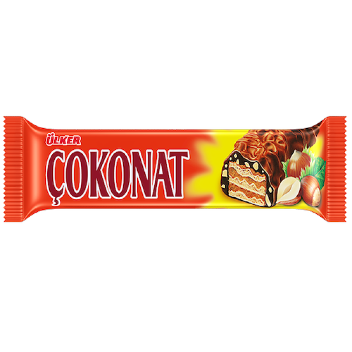 Ulker Cokonat Wafers with Hazelnut and Chocolate (33 gr 1.2oz)