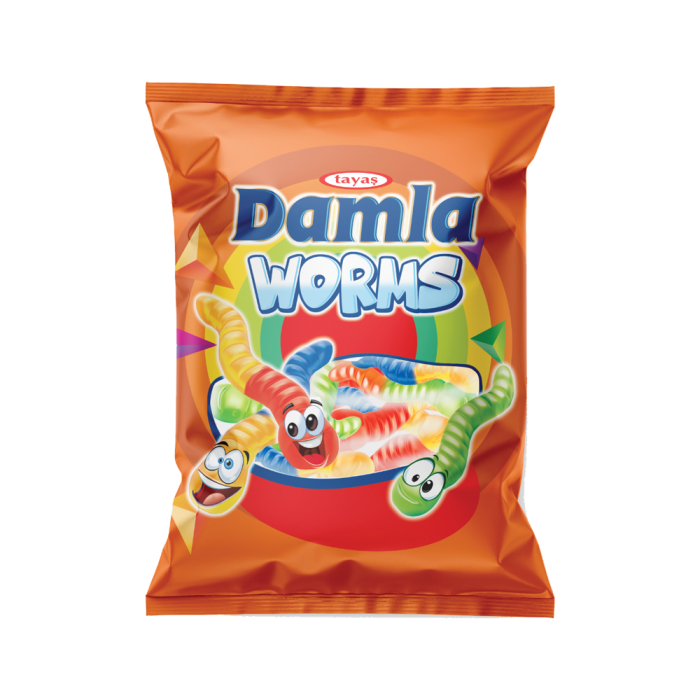 Tayas Damla Gummy Worm (80 gr)