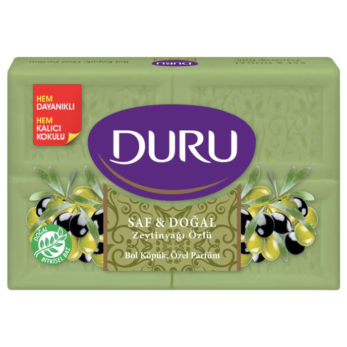 Duru Natural Olive Oil Soap 4x150 gr (600 gr 21.2oz)