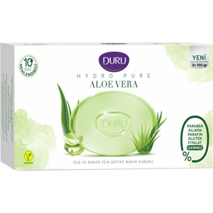 Duru Hydro Pure Bar Soap Aloe Vera (3*150 gr)