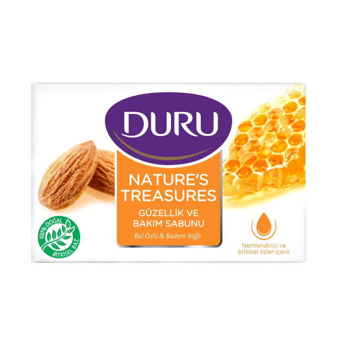 Duru Nature's Treasures Soap  Almond&Honey (90 gr 3.2oz )