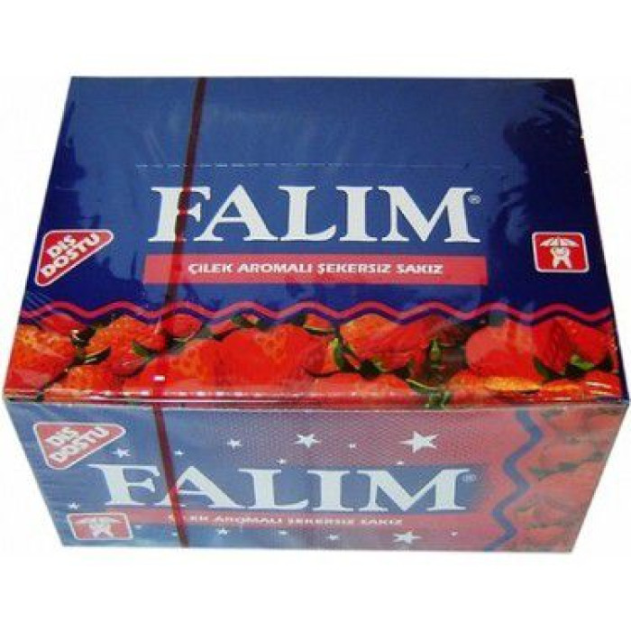 Falim Strawberry Gum (100 pcs)