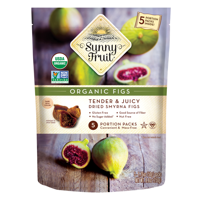 Sunny Fruit Organic Figs (250 gr 8.8oz)