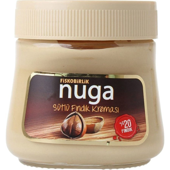 Fiskobirlik Nuga Hazelnut Cream Spread with Milk (350 gr 12.oz)