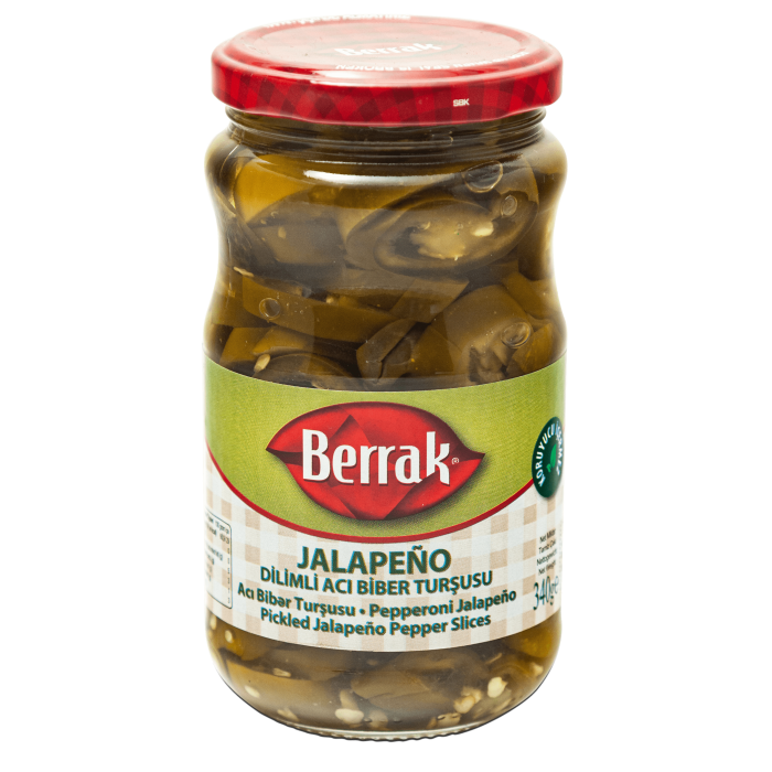 Berrak Hot Pepper Pickles (Jalapeno) (370 ml)