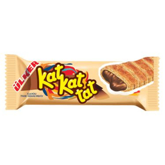 Ulker Kat Kat Tat Puff Pastry with Chocolate (25 gr)