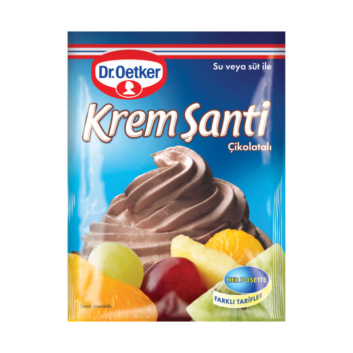 Dr. Oetker Whipped Cream with Cocoa (80 gr 2.8oz)