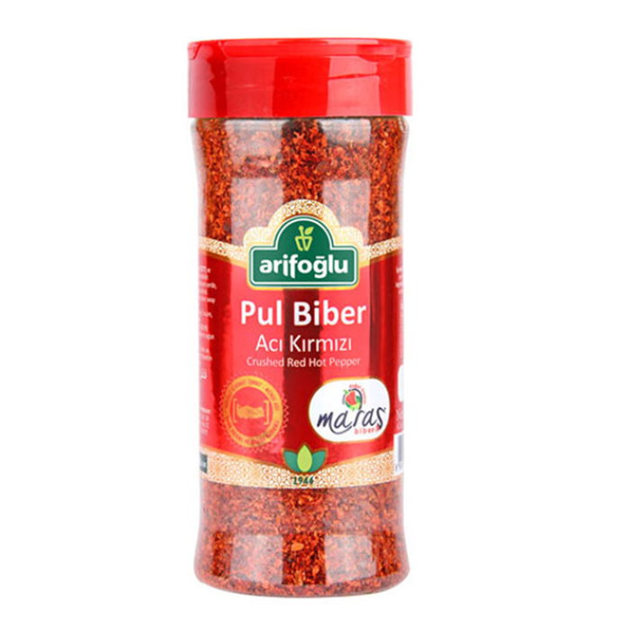Arifoglu Maras Crushed Red Pepper Pet Jar (175 gr 6.2oz)